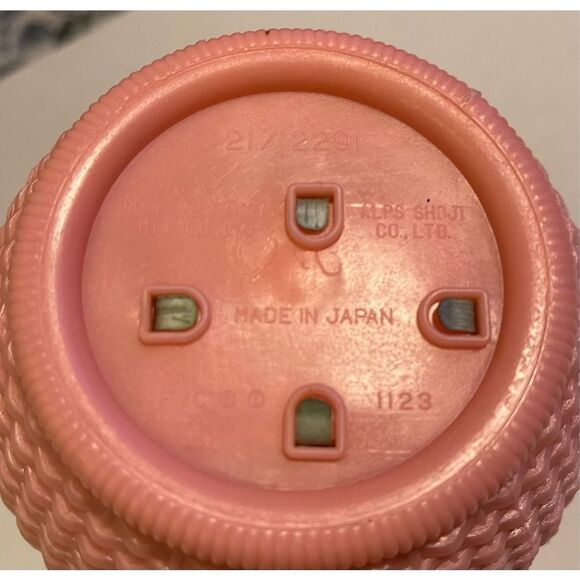 Vintage 1960s Little Dog In the Pink Basket Wind Up Works - Picture 5 of 12